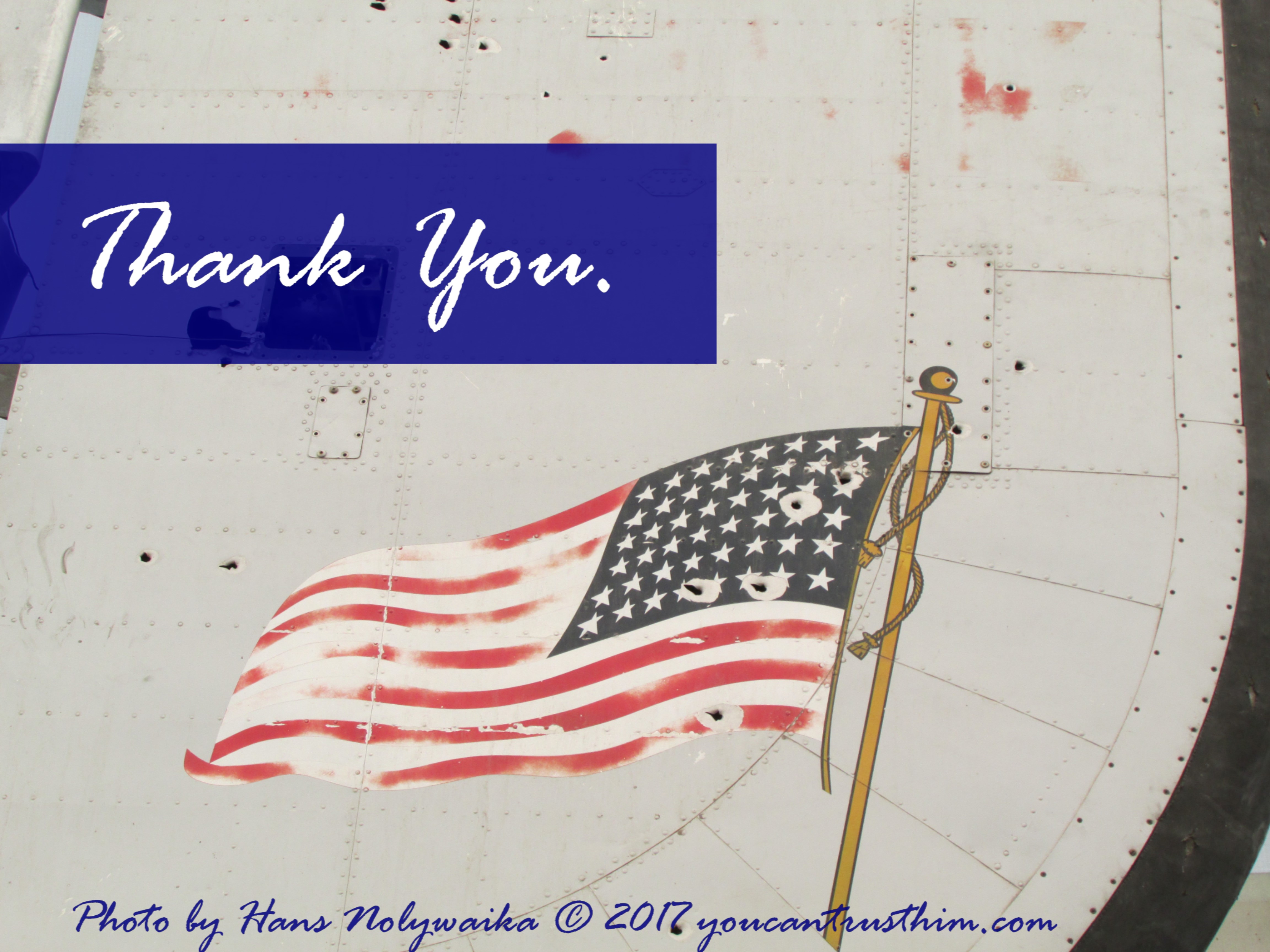 Flag with Bullet Holes