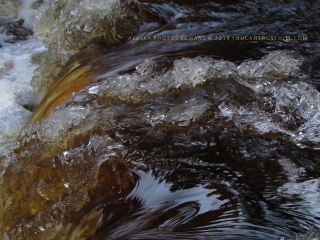 Breakup on Little Goldstream Creek, Alaska