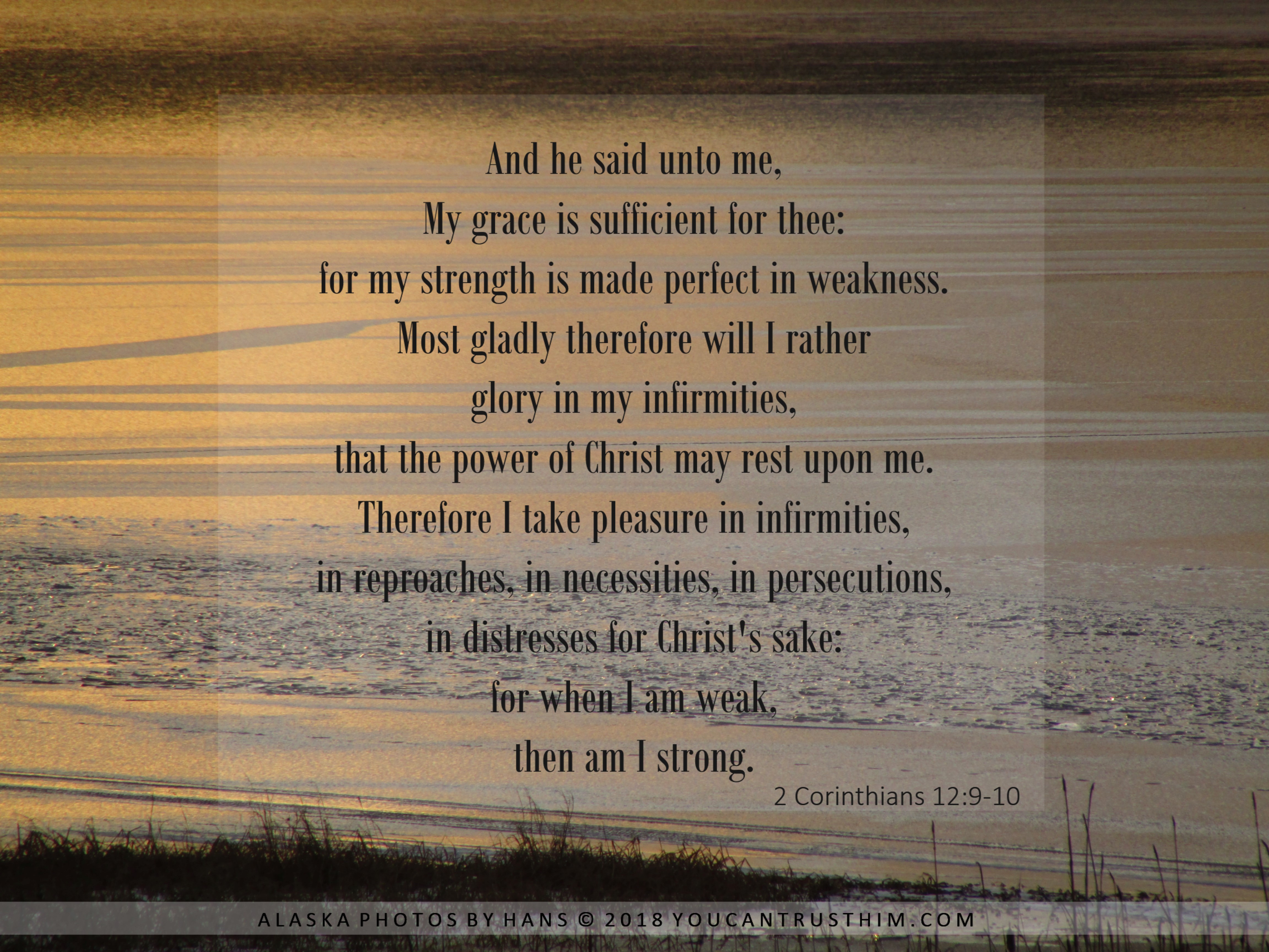 2 Corinthians 12:9-10